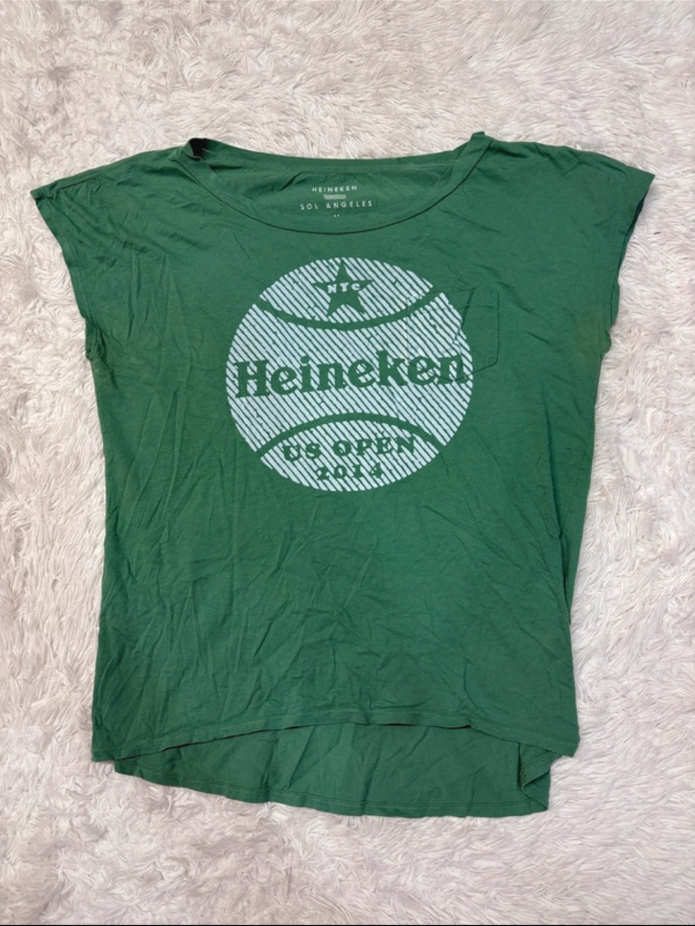 Sol Los Angeles Women's Green Logo Tee